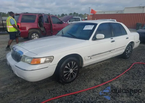 2001 Mercury Grand Marquis Gs z USA, uszkodzony, nr VIN 2MEFM74W91X626038